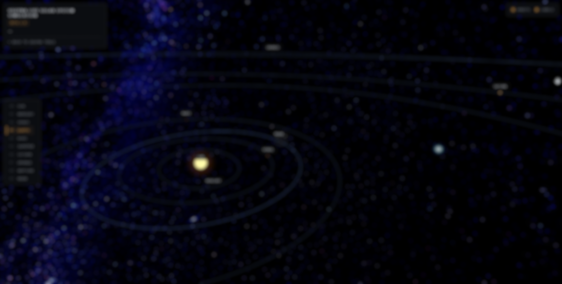 Solar system simulation